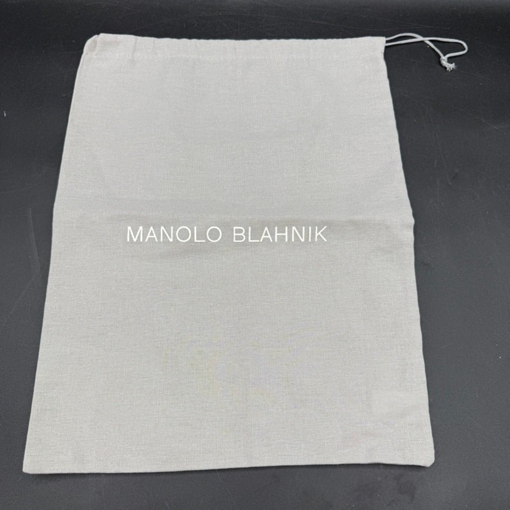 Manolo Blahnik Stella McCartney‎ Dust Bag Cotton Drawstring Designer Shoe Clutch